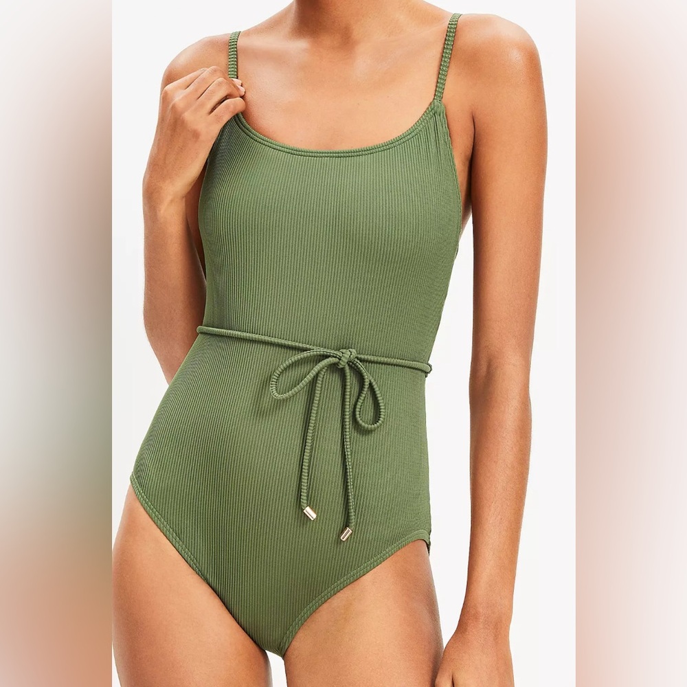 LOFT Green One Piece Swimsuit - NWT